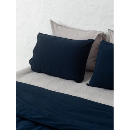 Комплект білизни із вареної бавовни Leglo Mix Grey-Navy